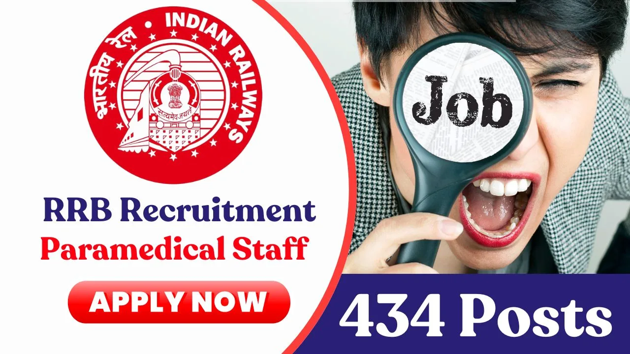 RRB Paramedical Staff Recruitment 2025
